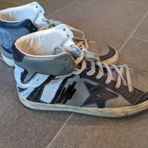 Golden Goose GGOB 2.12 Leather Sneakers Size 40